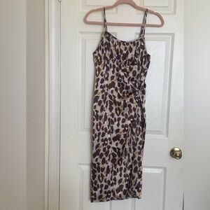 Forever 21 Animal Print Midi Dress